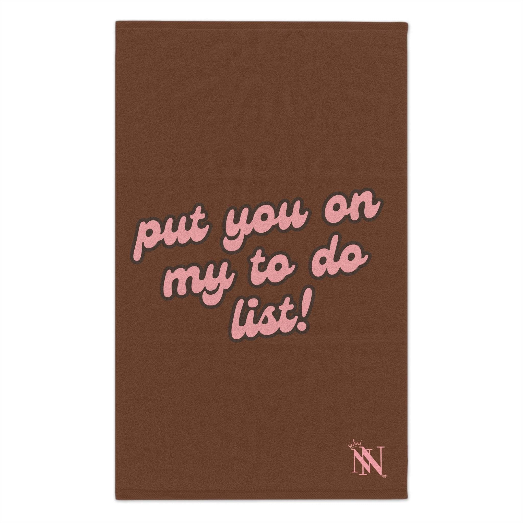 Put You on My to Do List! | Mix & Match Soft Fun-Flirty Lovers’ Towels