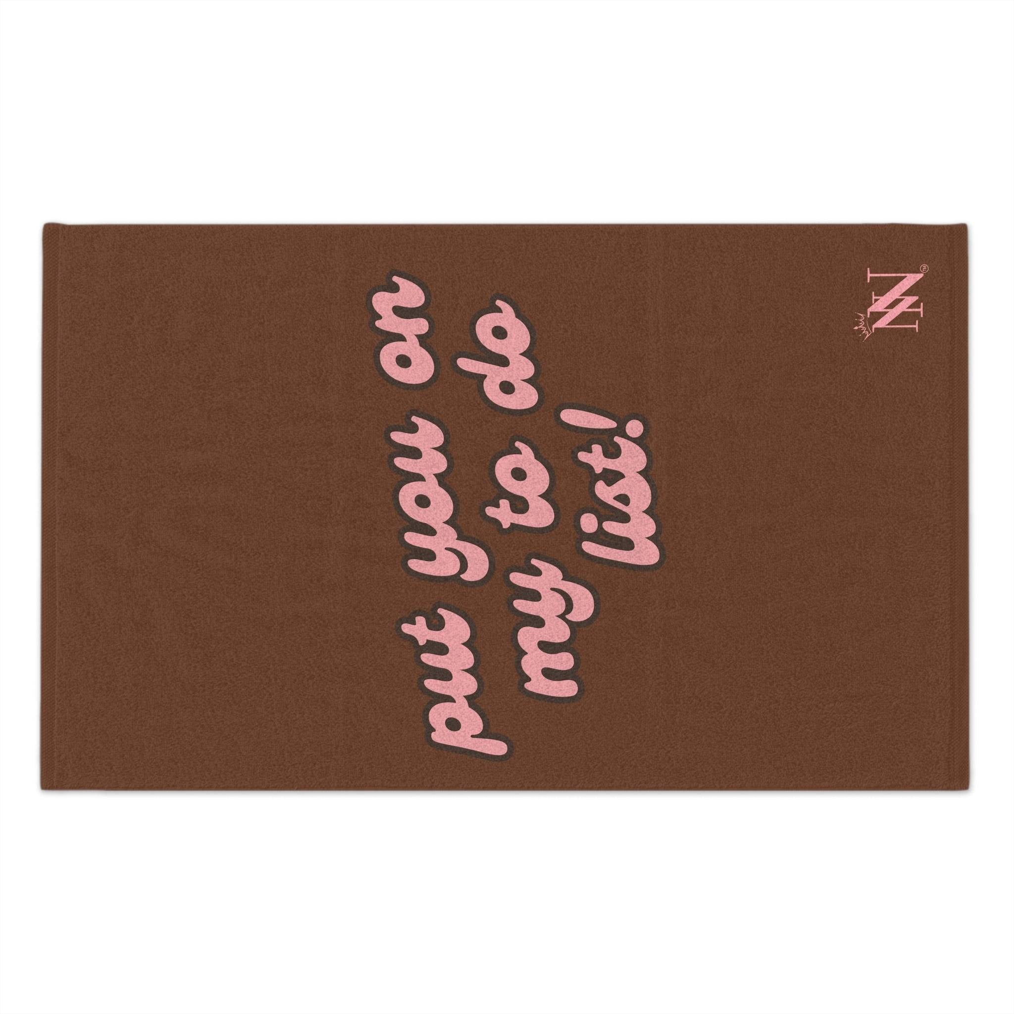 Put You on My to Do List! | Mix & Match Soft Fun-Flirty Lovers’ Towels