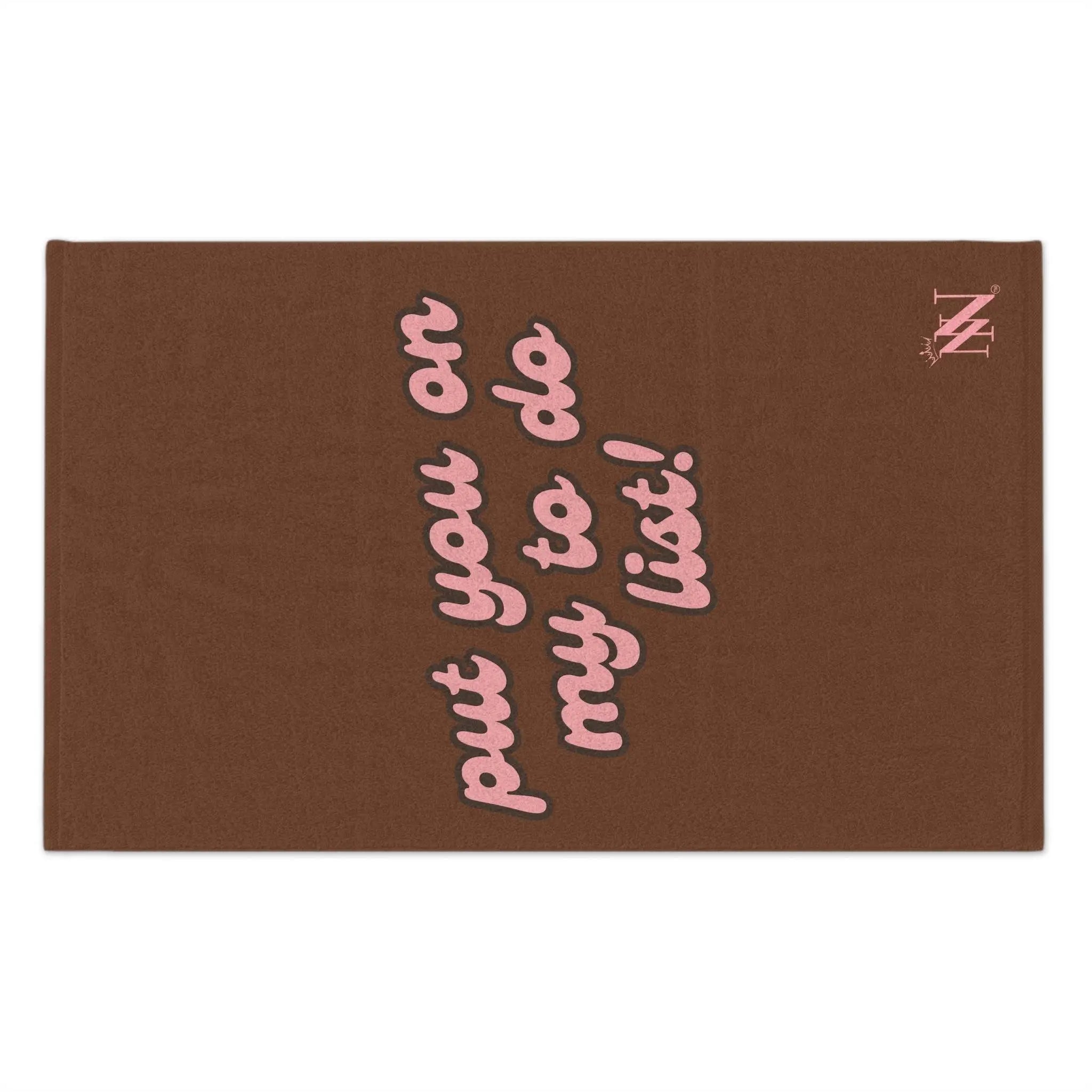 Put You on My to Do List! | Mix & Match Soft Fun-Flirty Lovers’ Towels