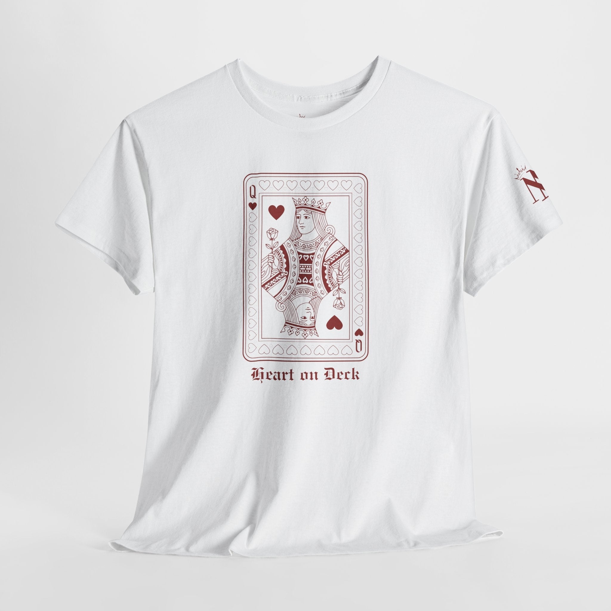 Queen Heart on Deck | Mix & Match Cotton Unisex Fun-Flirty Lovers’ T-Shirts