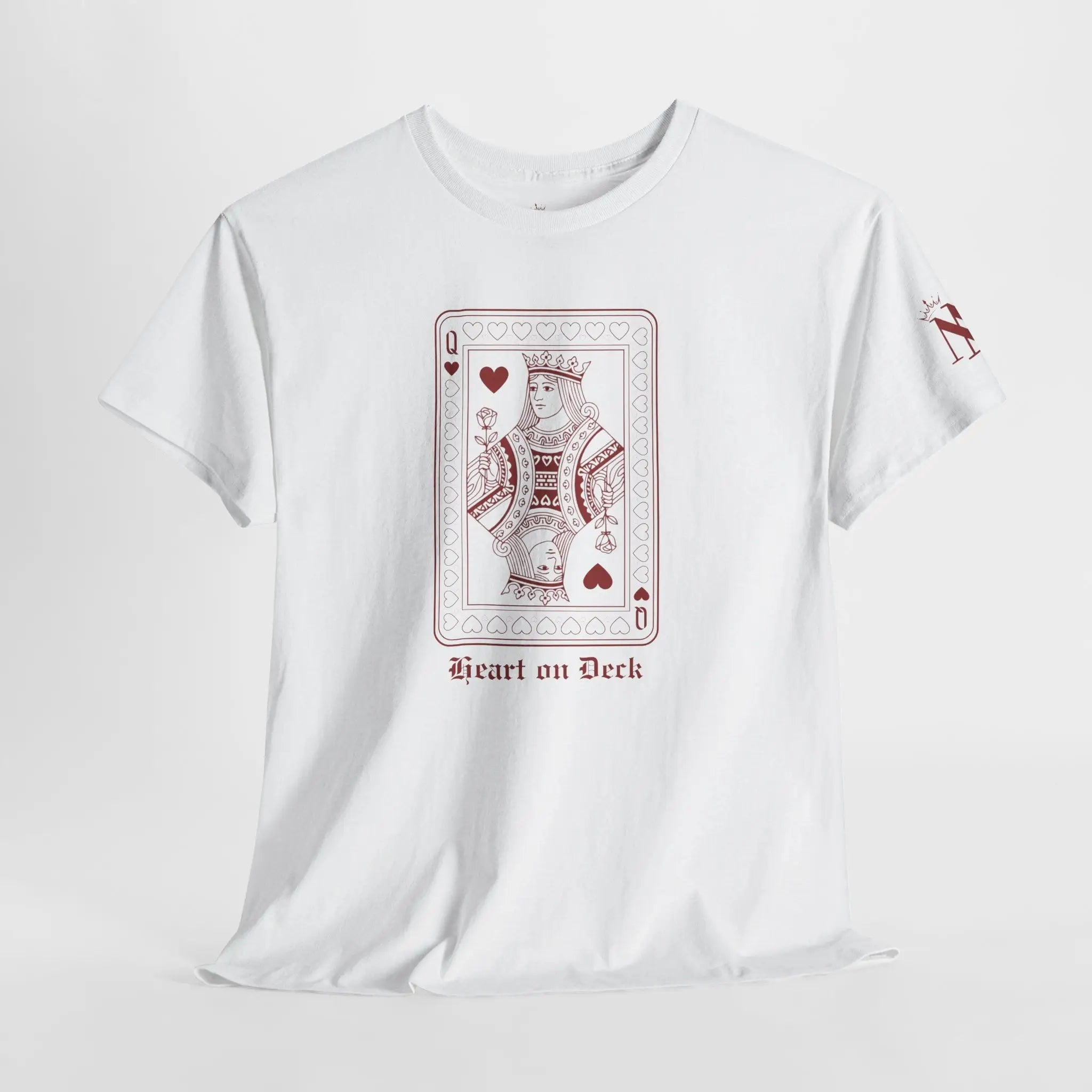 Queen Heart on Deck | Mix & Match Cotton Unisex Fun-Flirty Lovers’ T-Shirts