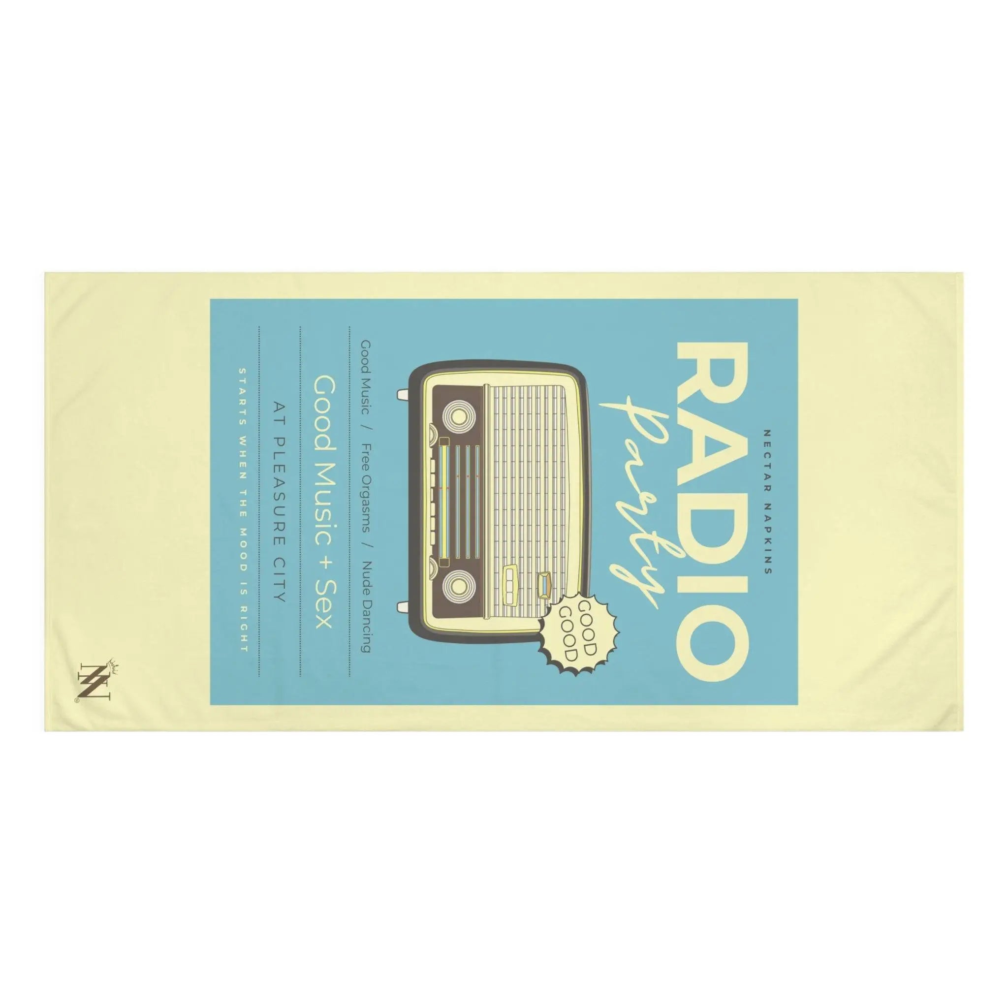 Radio Party | Mix & Match Naughty XL Fun-Flirty Lovers’ Towels