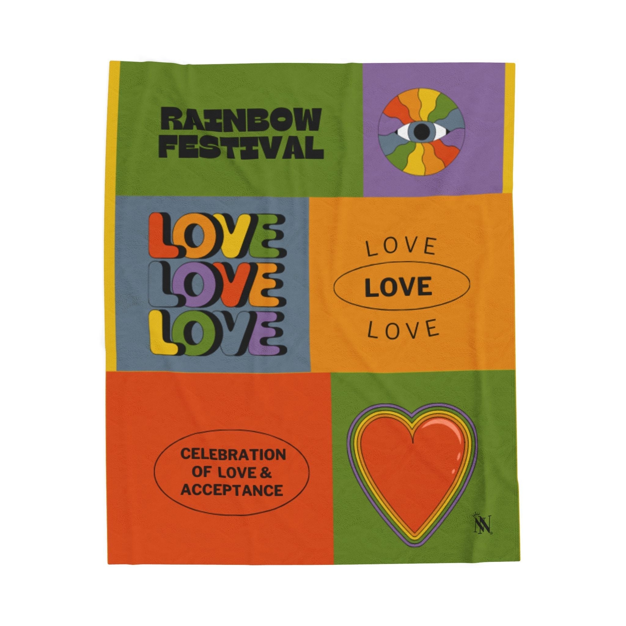 Rainbow Festival | Mix & Match Fun-Flirty Lovers’ Blankets