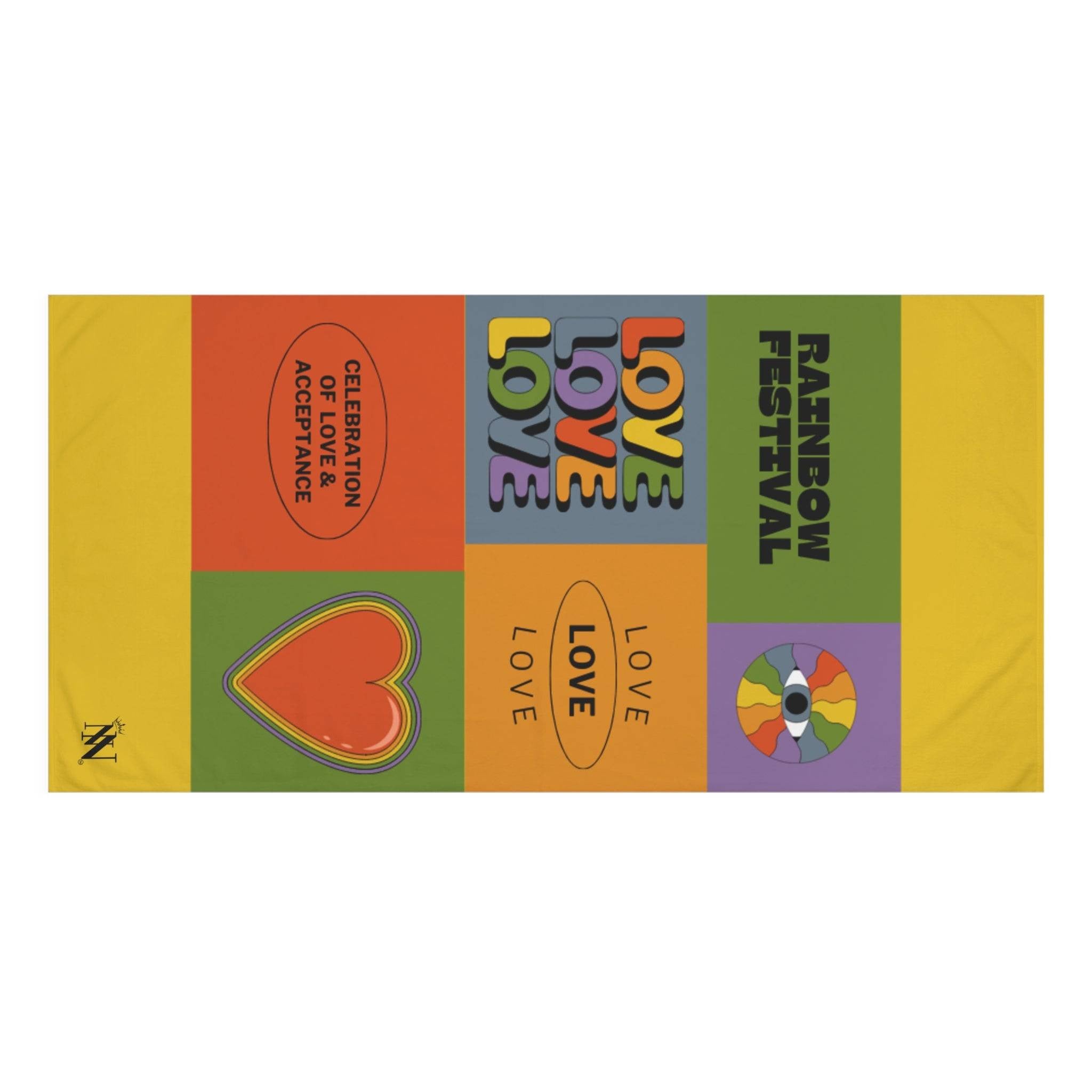 Rainbow Festival | Mix & Match Naughty XL Fun-Flirty Lovers’ Towels