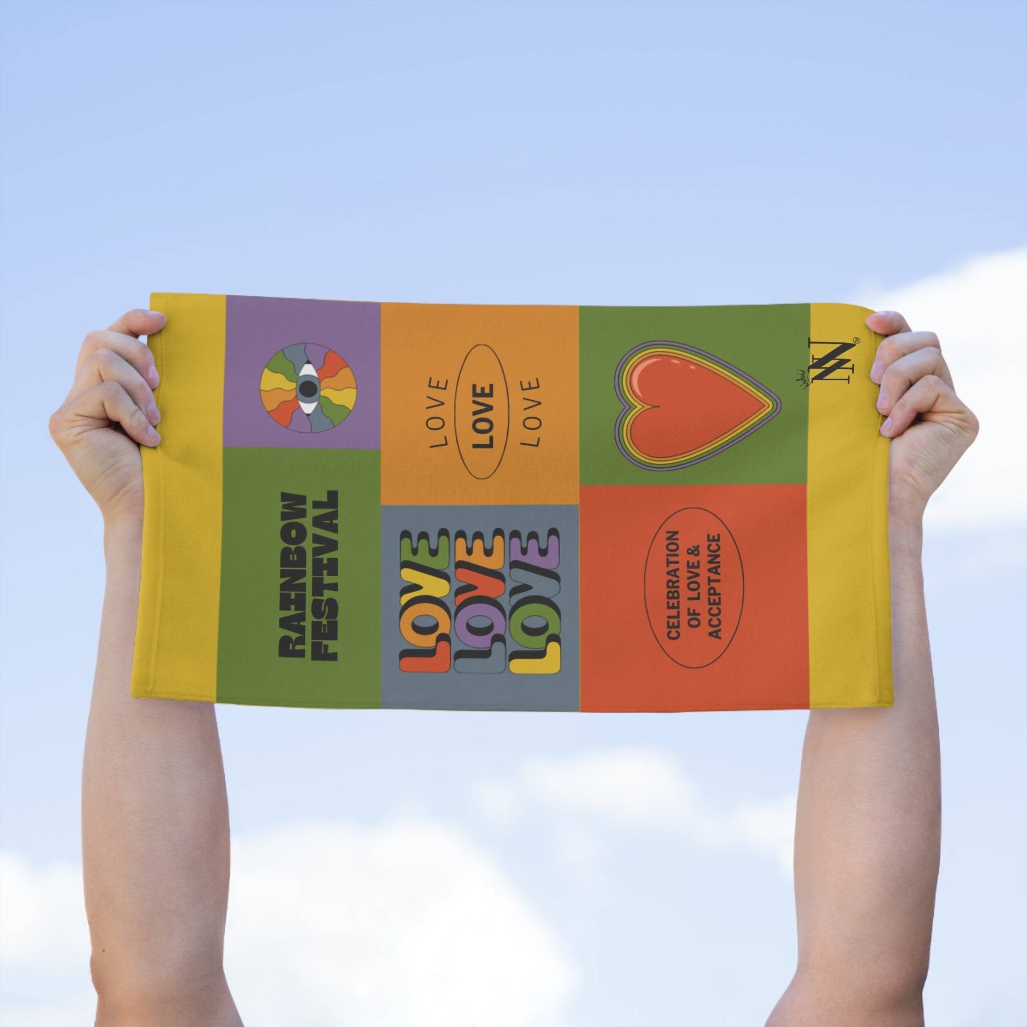 Rainbow Festival | Mix & Match Soft Fun-Flirty Lovers’ Towels