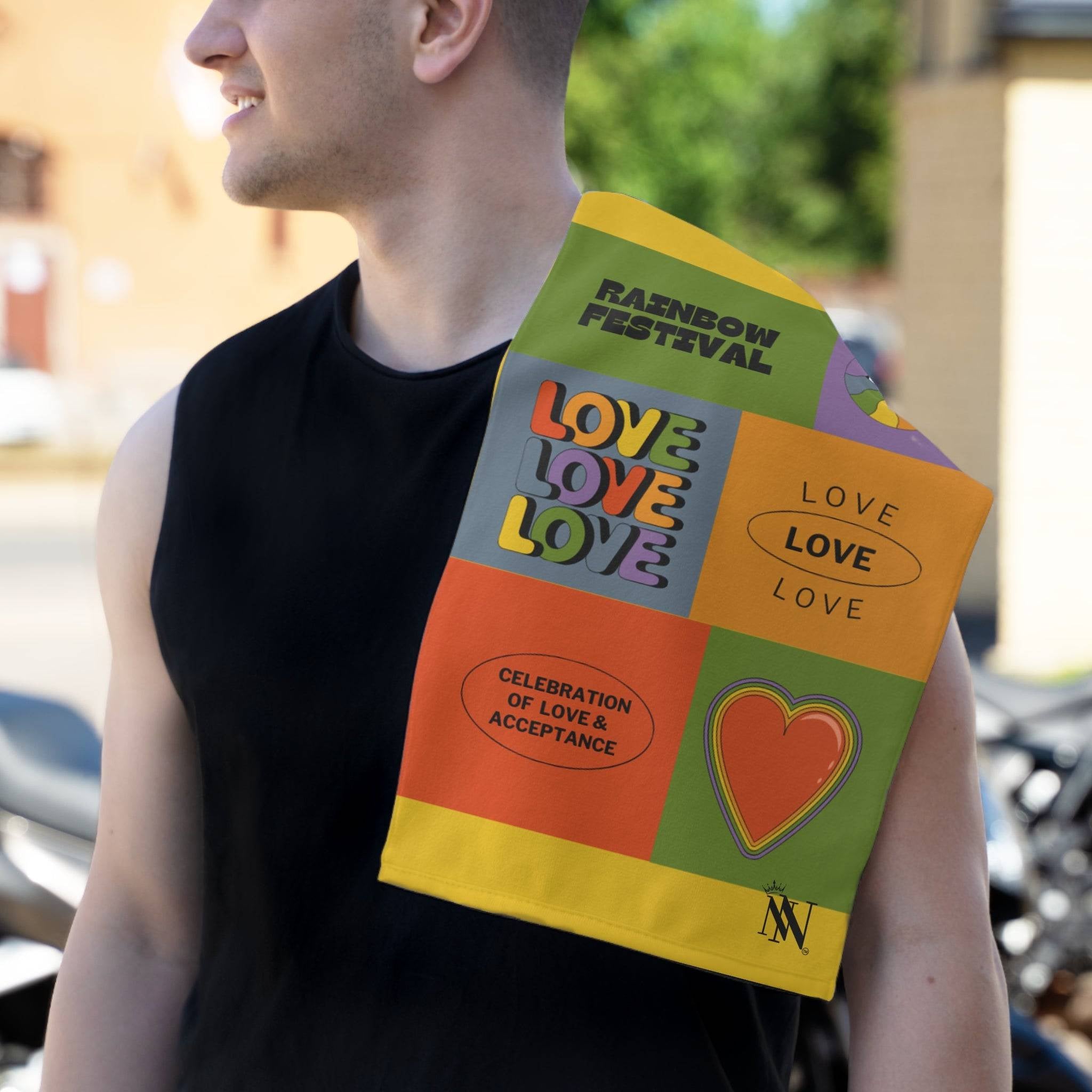 Rainbow Festival | Mix & Match Soft Fun-Flirty Lovers’ Towels