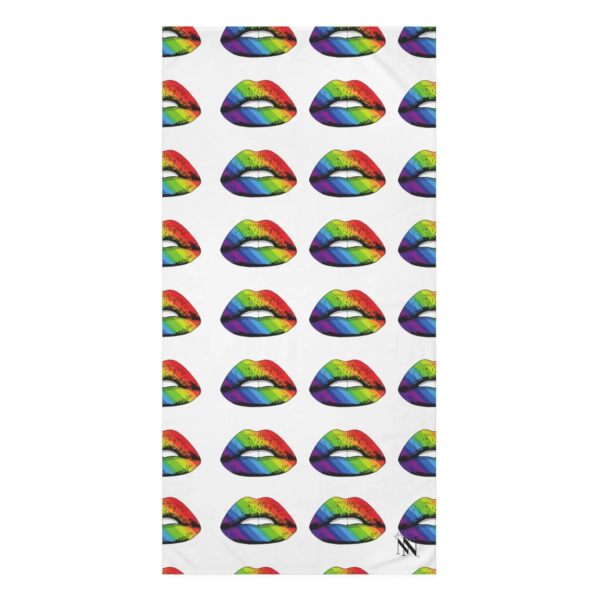 Rainbow Kiss Lips | Mix & Match Naughty XL Fun-Flirty Lovers’ Towels