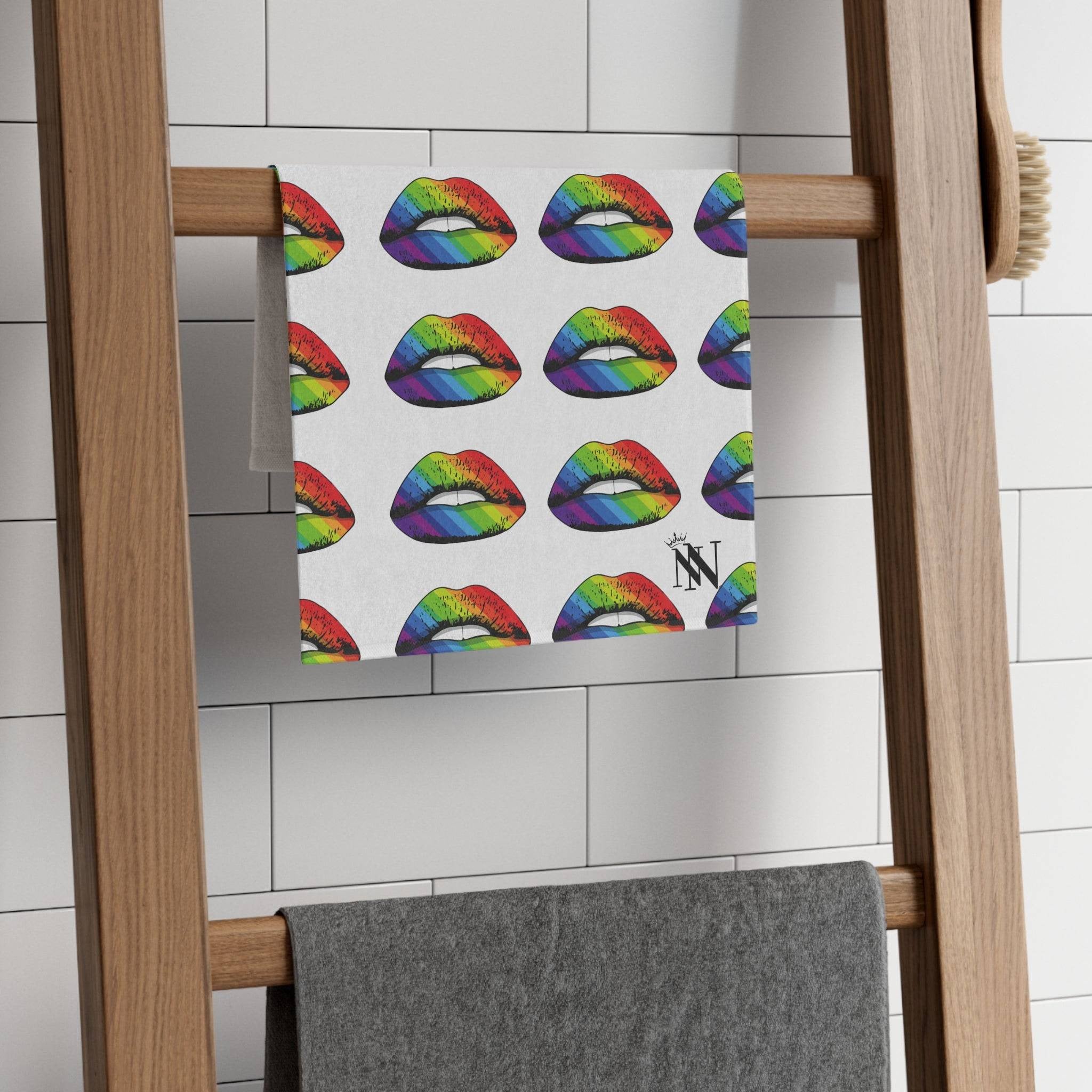 Rainbow Kiss | Mix & Match Soft Fun-Flirty Lovers’ Towels