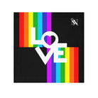 Rainbow Love Black | Mix & Match Lils’ Fun-Flirty Lovers’ Towels