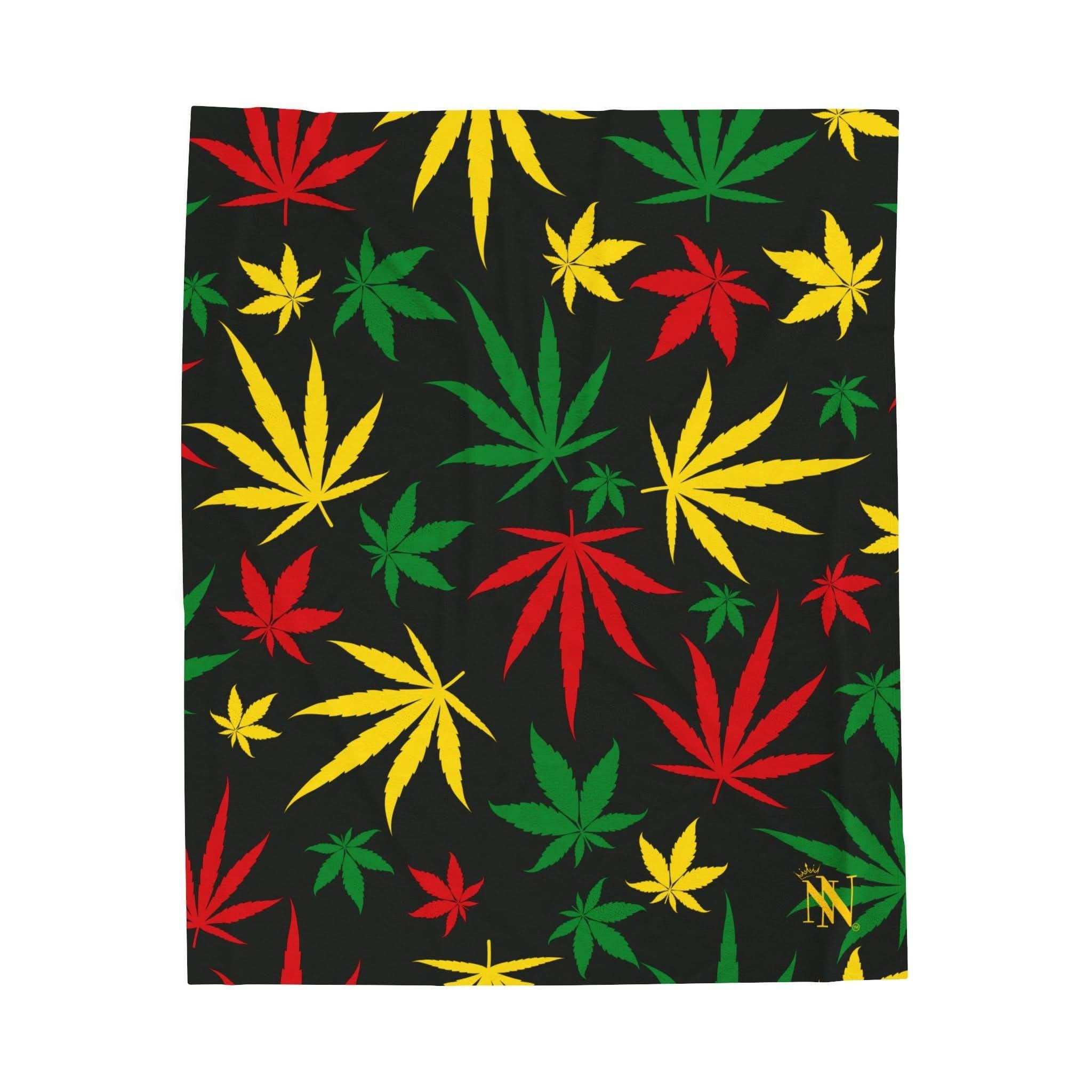 Rasta Leaves | Mix & Match Fun-Flirty Lovers’ Blankets