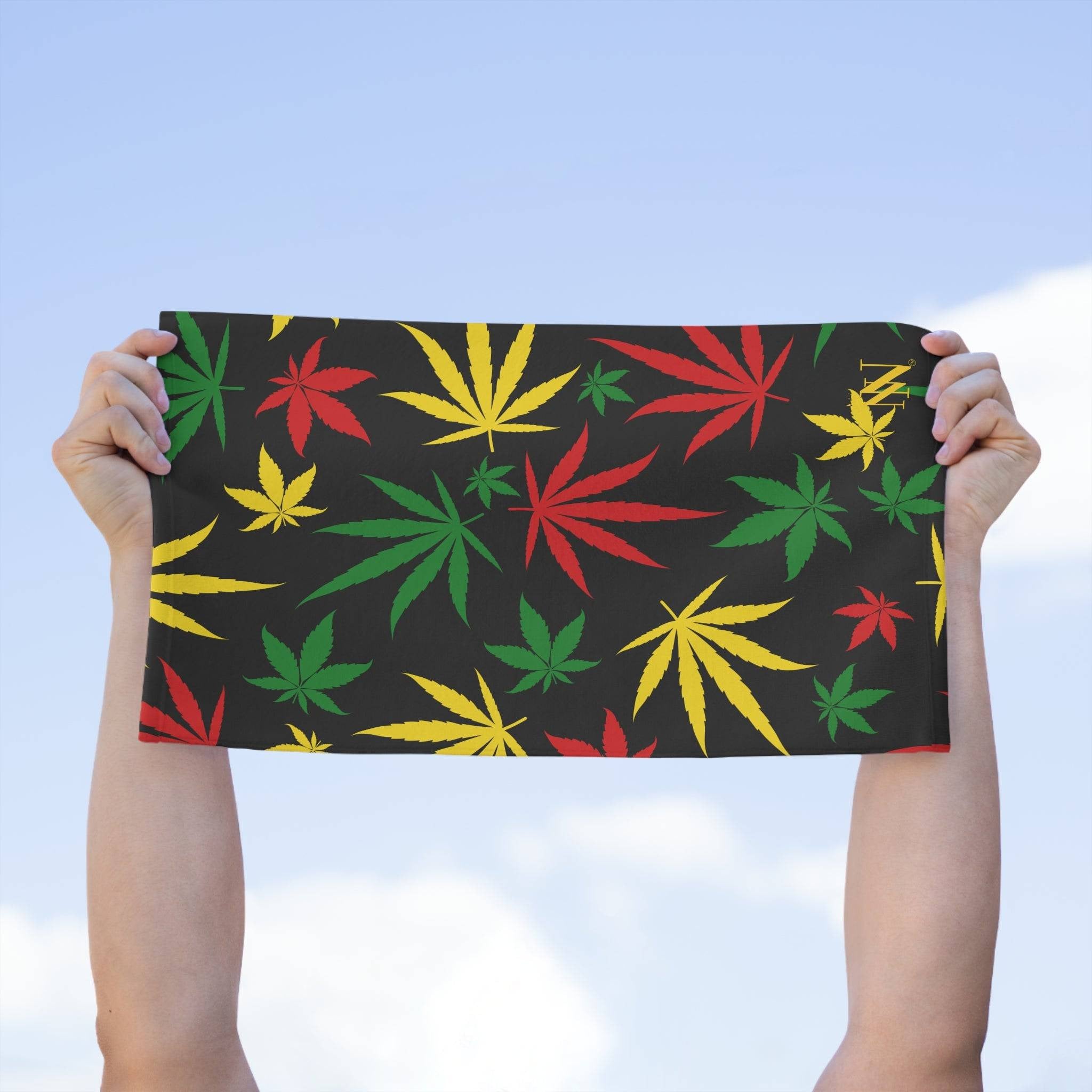 Rasta Leaves | Mix & Match Soft Fun-Flirty Lovers’ Towels