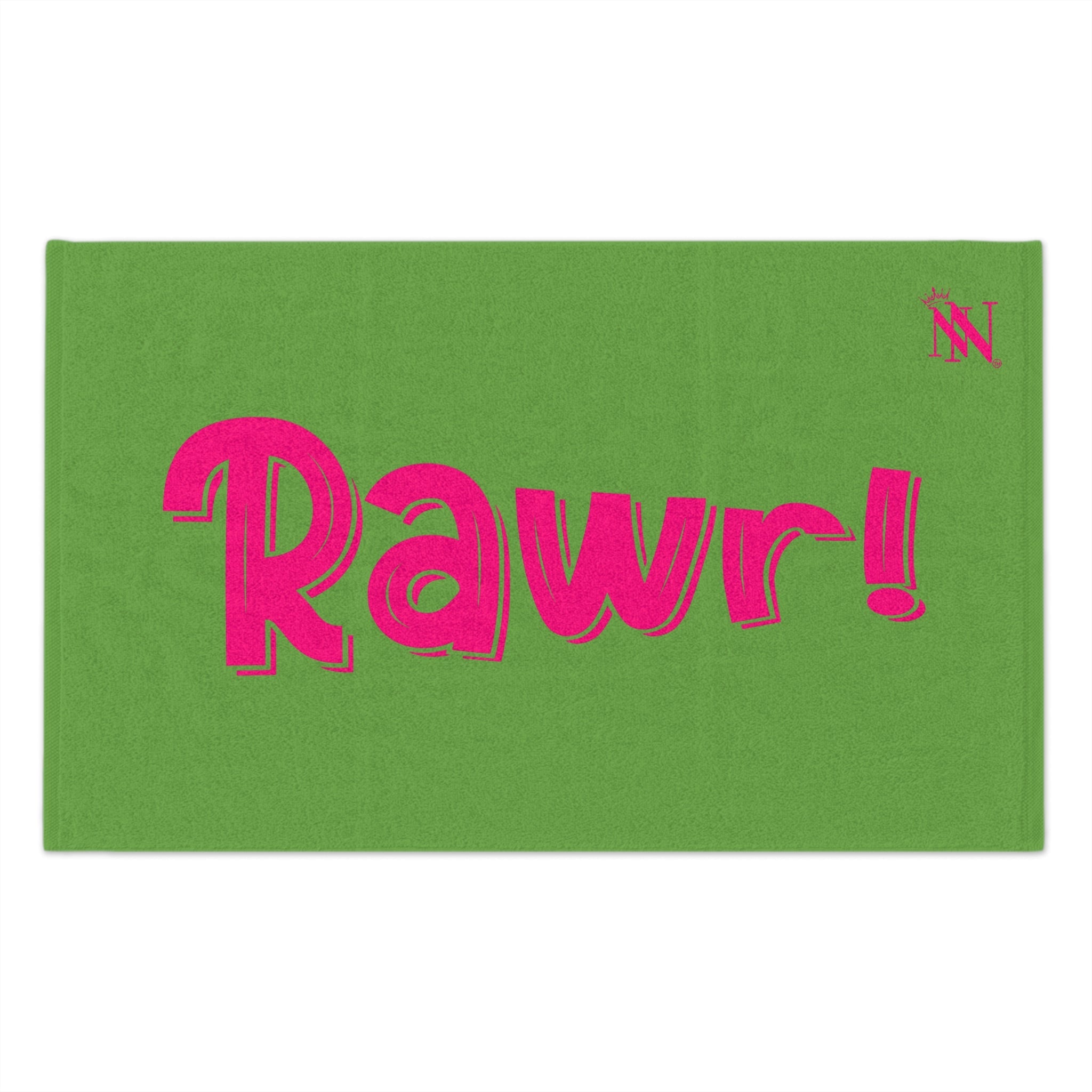 Rawr! Light Green | Mix & Match Soft Fun-Flirty Lovers’ Towels