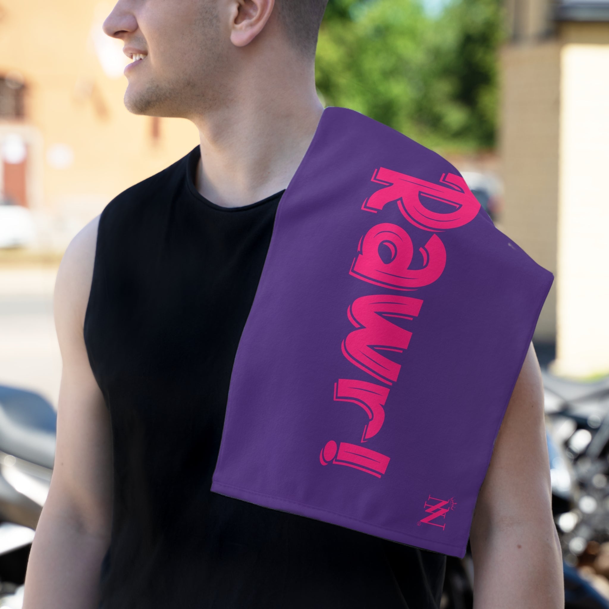 Rawr! Purple | Mix & Match Soft Fun-Flirty Lovers’ Towels