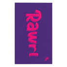 Rawr! Purple | Mix & Match Soft Fun-Flirty Lovers’ Towels