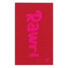 Rawr! Red | Mix & Match Soft Fun-Flirty Lovers’ Towels