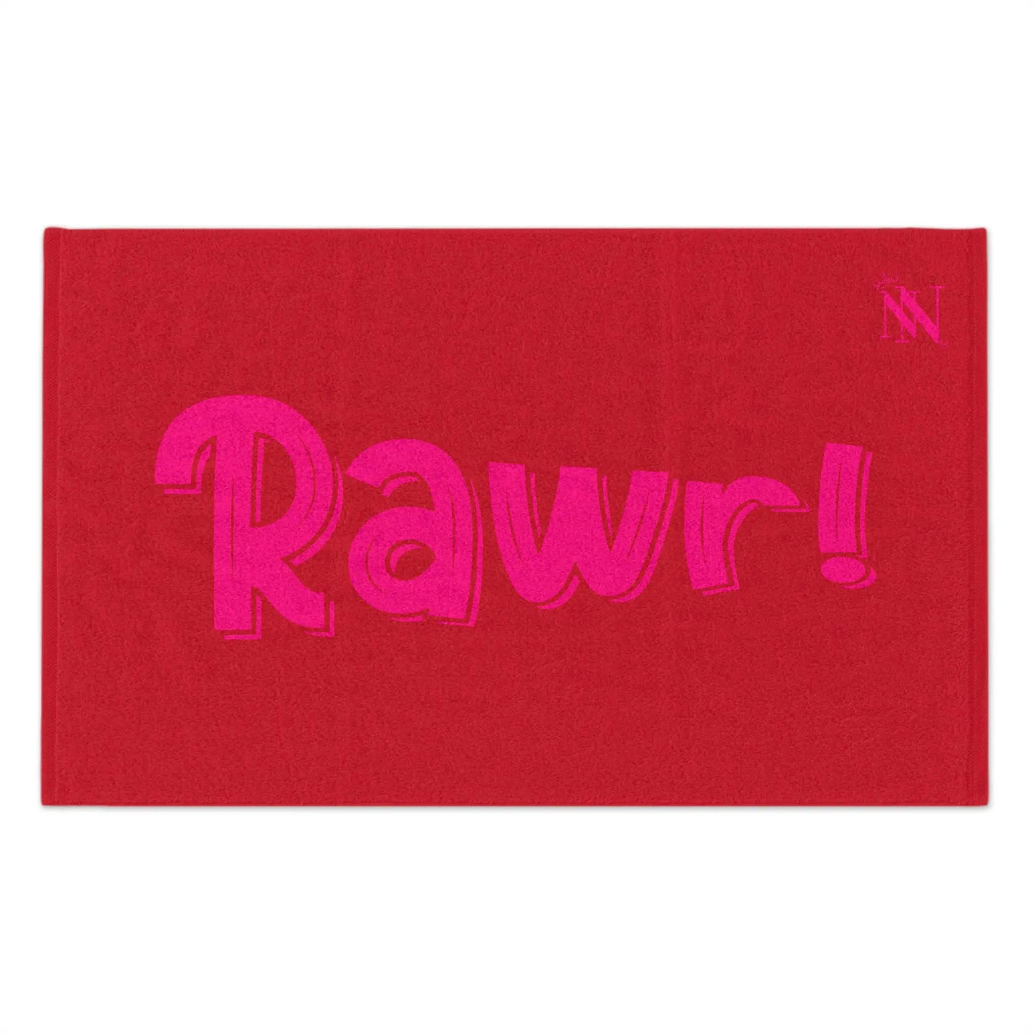 Rawr! Red | Mix & Match Soft Fun-Flirty Lovers’ Towels