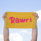 Rawr! Yellow | Mix & Match Soft Fun-Flirty Lovers’ Towels