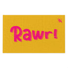 Rawr! Yellow | Mix & Match Soft Fun-Flirty Lovers’ Towels