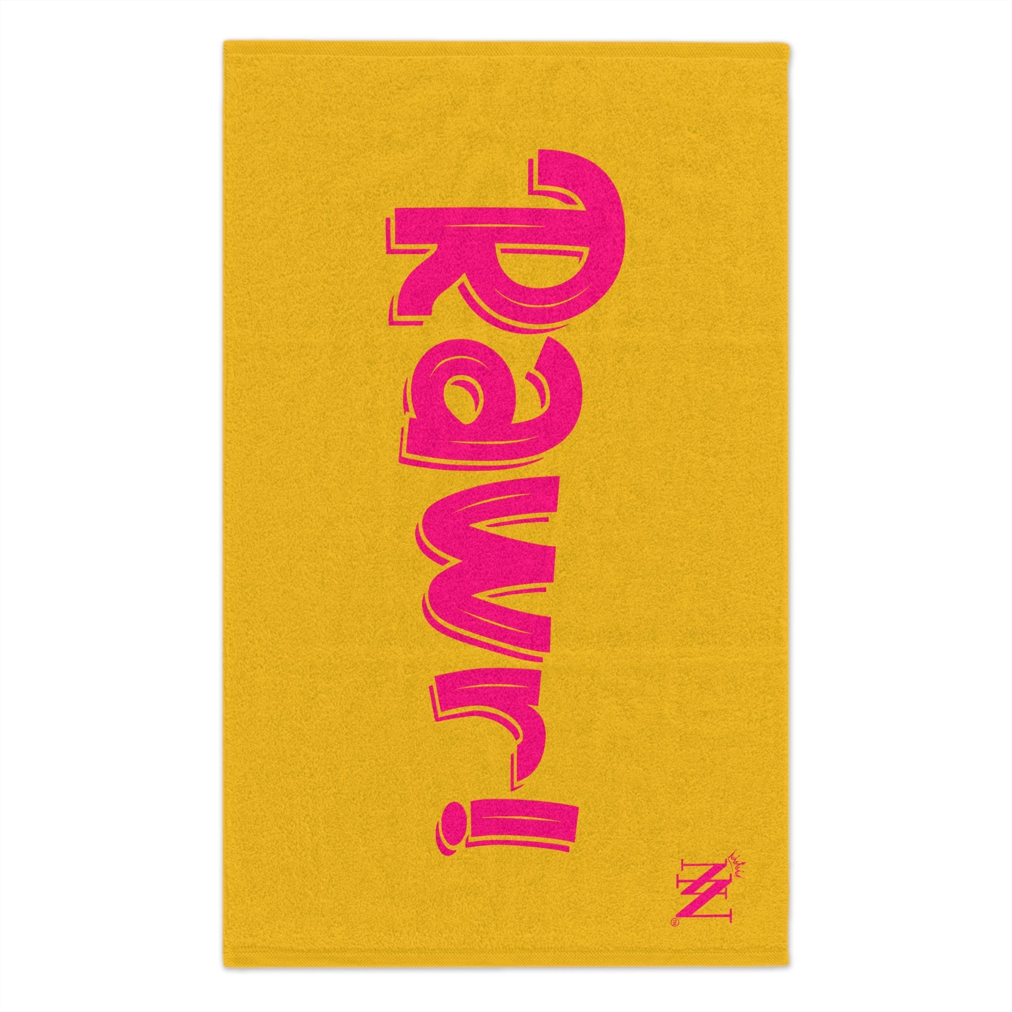 Rawr! Yellow | Mix & Match Soft Fun-Flirty Lovers’ Towels