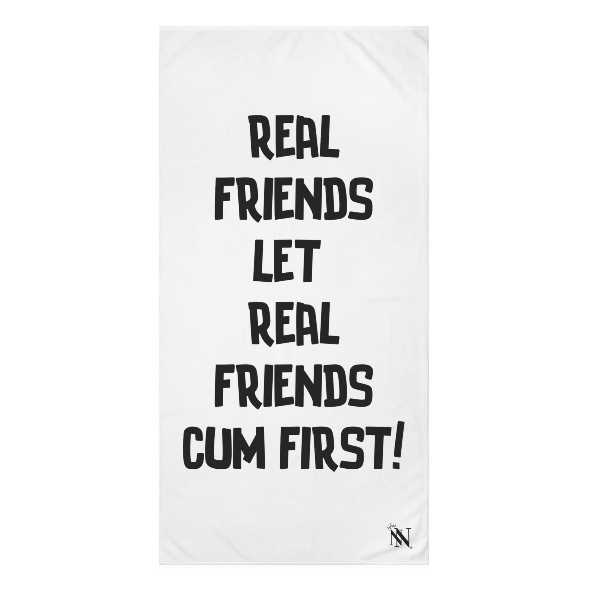Real Friends Let Friends Cum First | Mix & Match Naughty XL Fun-Flirty Lovers’ Towels