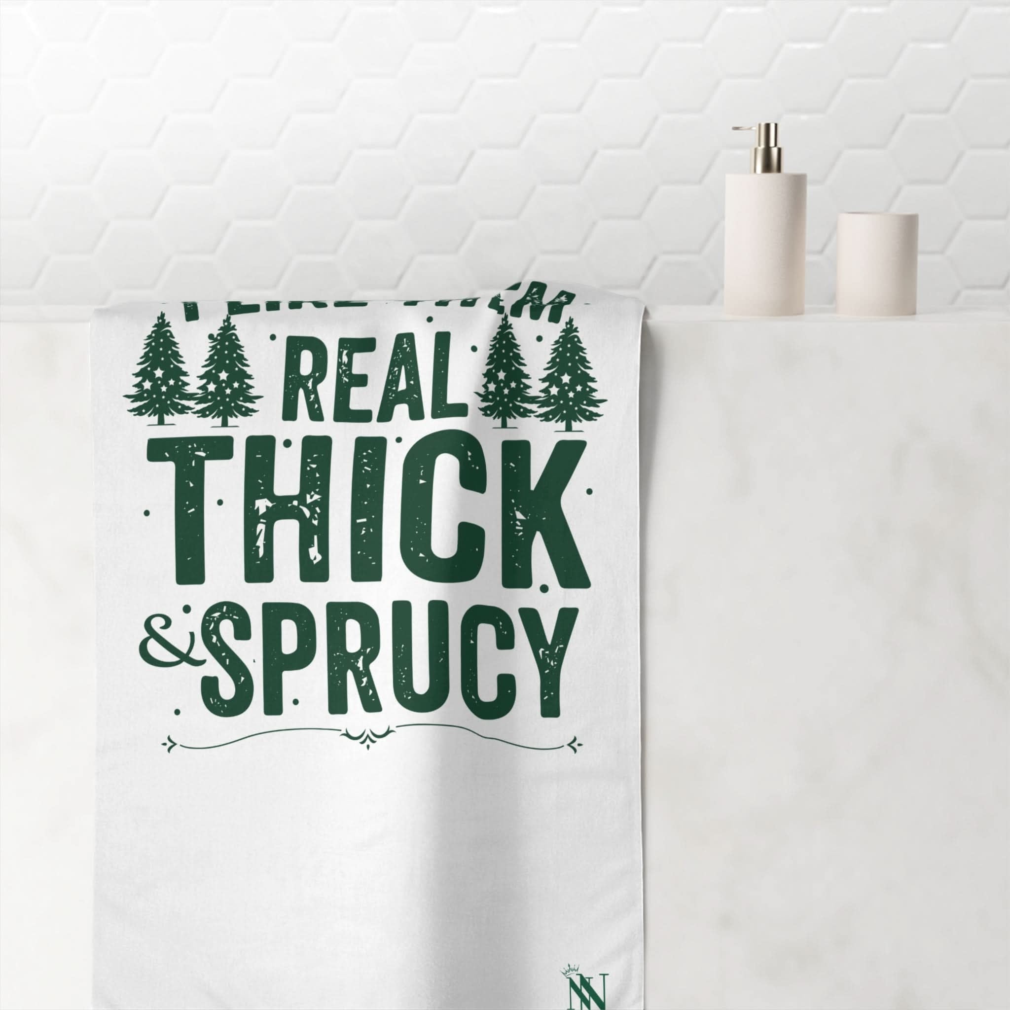 Real Thick & Sprucy | Mix & Match Naughty XL Fun-Flirty Lovers’ Towels