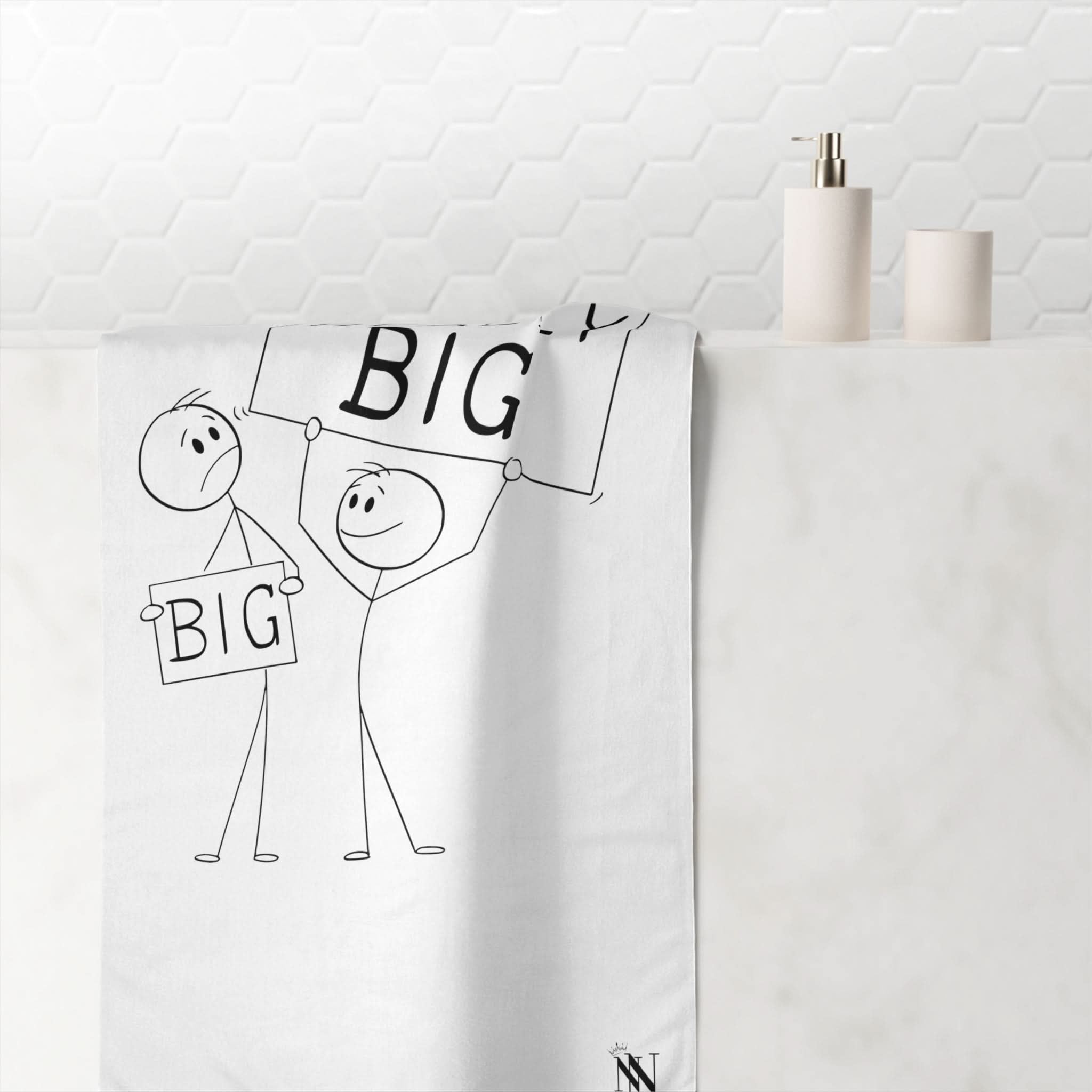 Really Big! | Mix & Match Naughty XL Fun-Flirty Lovers’ Towels