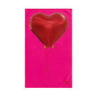 Red Heart Balloon Bow 3D Print Signature Pink | Mix & Match Original Fun-Flirty Lovers’ Towels