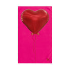 Red Heart Balloon Bow 3D Print Signature Pink | Mix & Match Original Fun-Flirty Lovers’ Towels