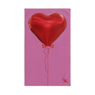Red Heart Balloon Bow 3D Print Soft Pink | Mix & Match Original Fun-Flirty Lovers’ Towels