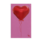 Red Heart Balloon Bow 3D Print Soft Pink | Mix & Match Original Fun-Flirty Lovers’ Towels