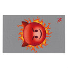 Red Hot Naughty Devil Emoji Grey | Mix & Match Soft Fun-Flirty Lovers’ Towels
