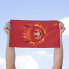 Red Hot Naughty Devil Emoji Red | Mix & Match Soft Fun-Flirty Lovers’ Towels