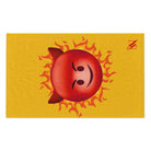 Red Hot Naughty Devil Emoji Yellow | Mix & Match Soft Fun-Flirty Lovers’ Towels