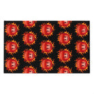 Red Hot Naughty Devil Pattern Black | Mix & Match Soft Fun-Flirty Lovers’ Towels