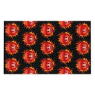 Red Hot Naughty Devil Pattern Black | Mix & Match Soft Fun-Flirty Lovers’ Towels