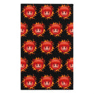 Red Hot Naughty Devil Pattern Black | Mix & Match Soft Fun-Flirty Lovers’ Towels