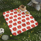 Red Hot Naughty Devil Pattern | Mix Match Fun-Flirty Lovers’ Water-Resistant Blankets