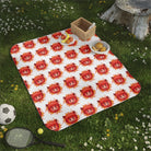 Red Hot Naughty Devil Pattern | Mix Match Fun-Flirty Lovers’ Water-Resistant Blankets