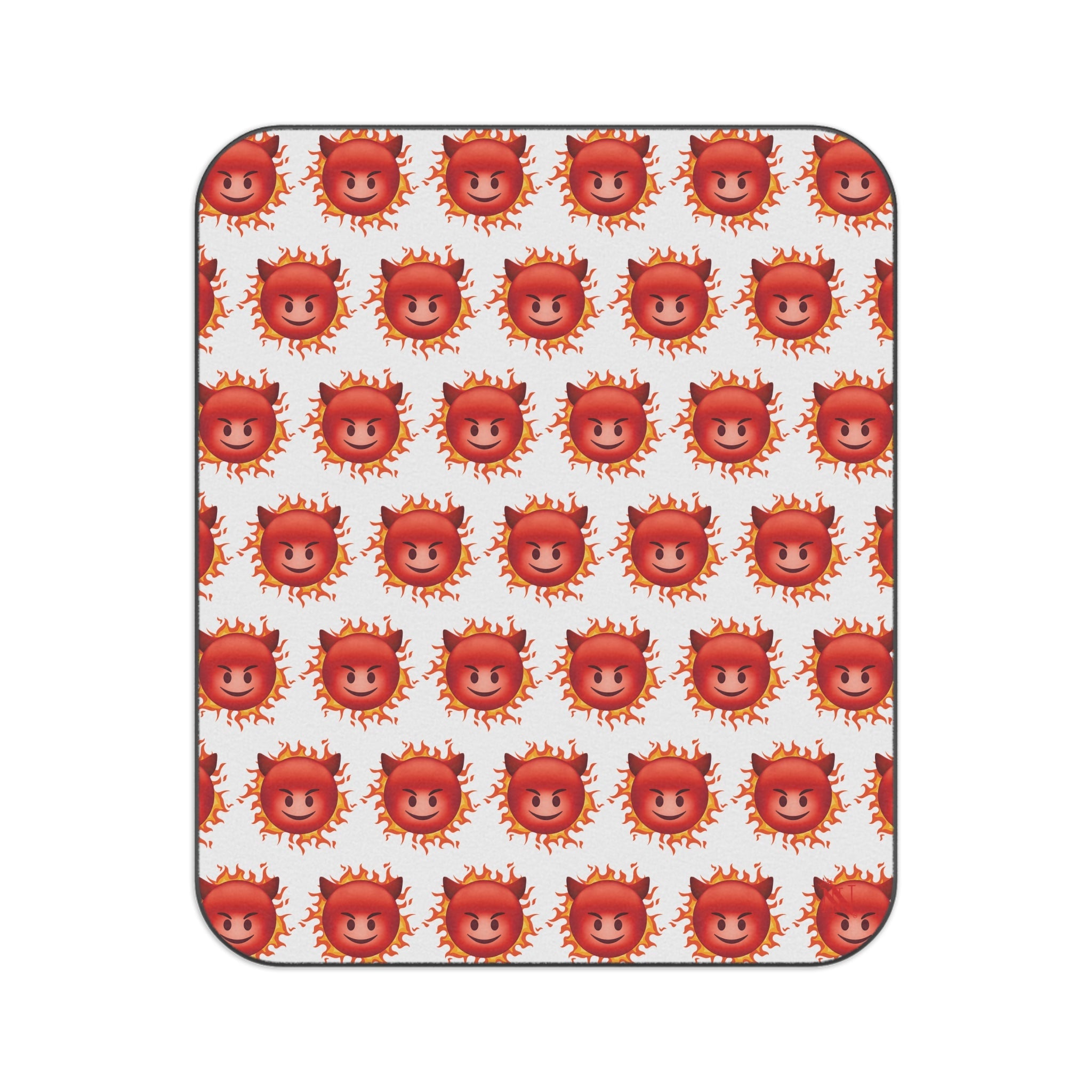 Red Hot Naughty Devil Pattern | Mix Match Fun-Flirty Lovers’ Water-Resistant Blankets