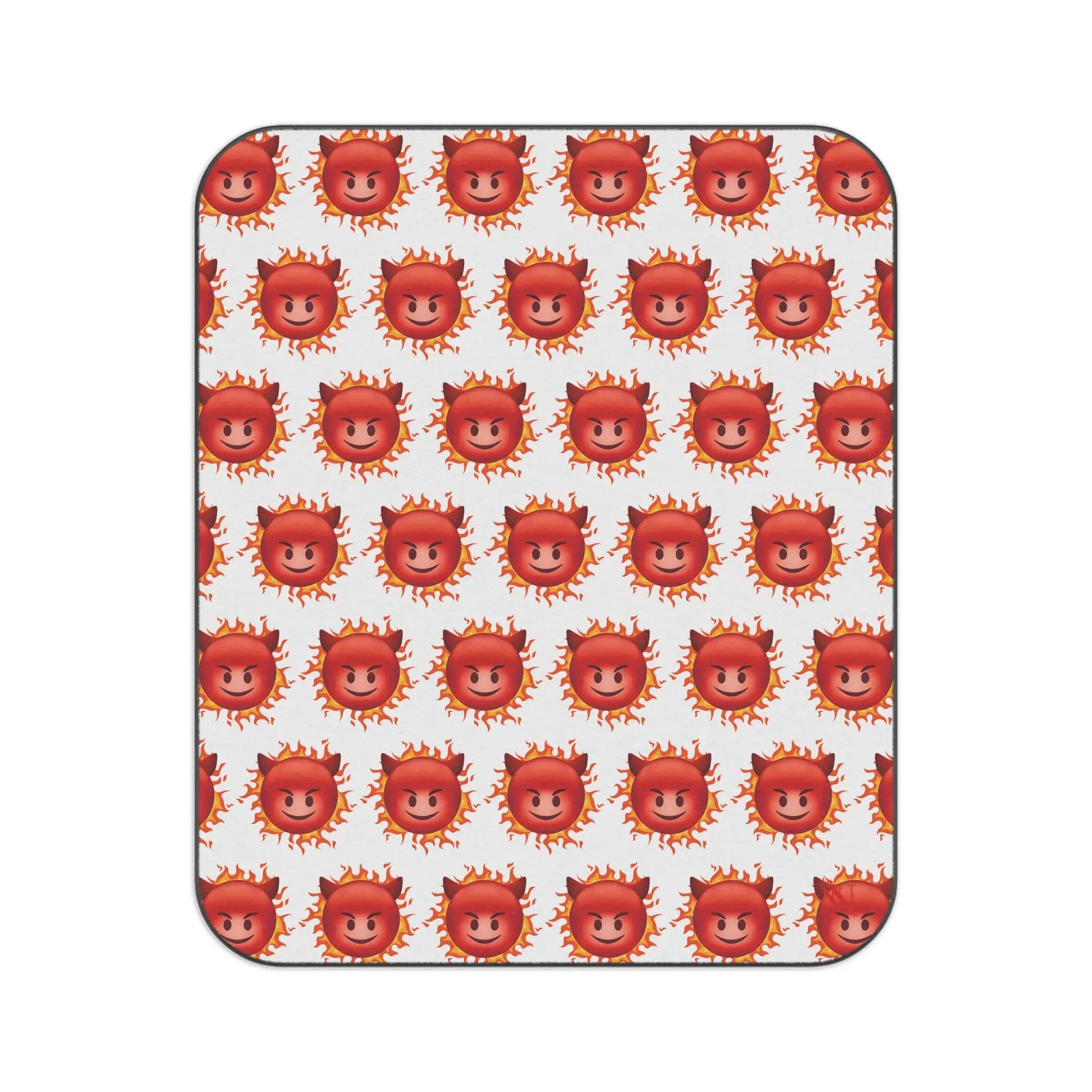 Red Hot Naughty Devil Pattern | Mix Match Fun-Flirty Lovers’ Water-Resistant Blankets
