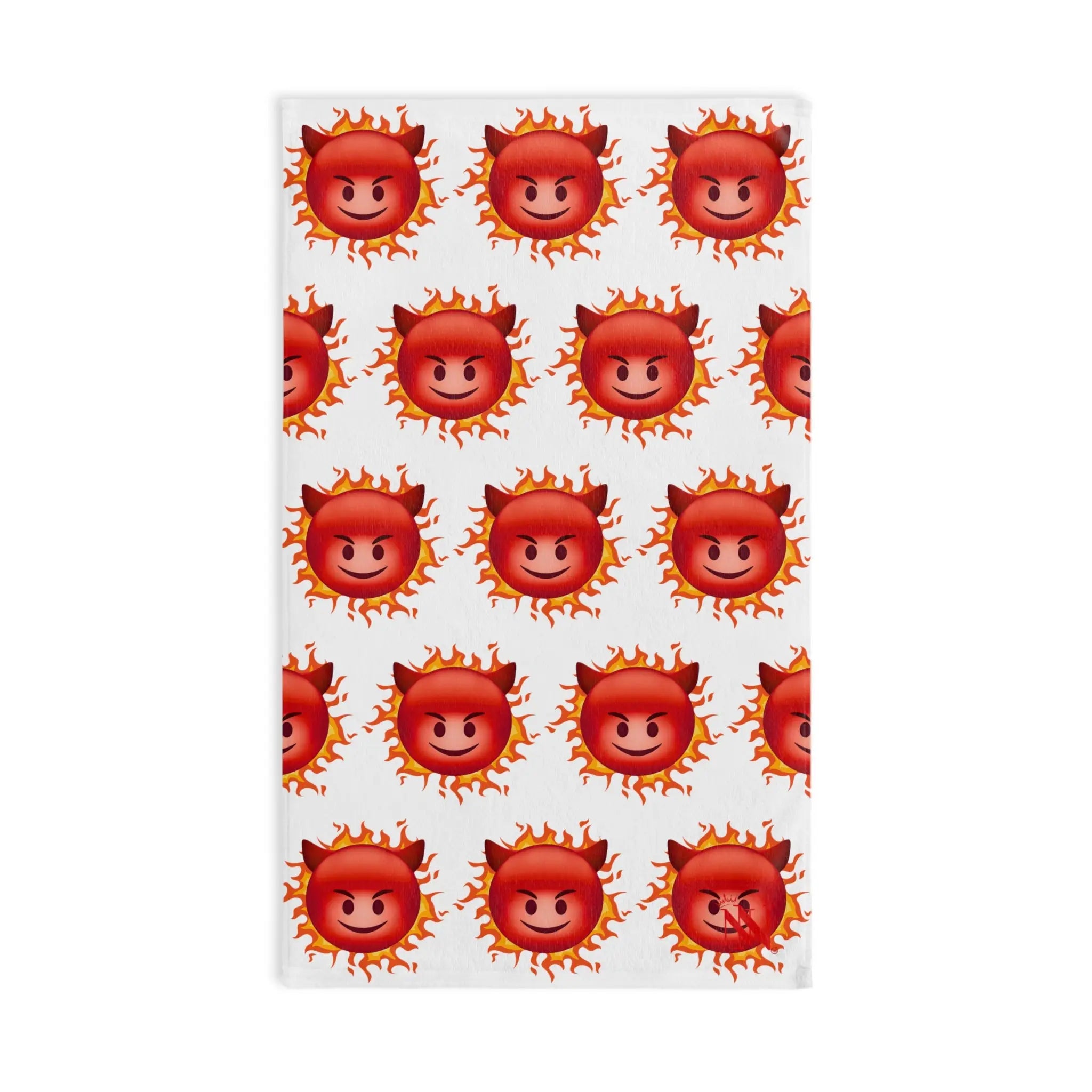 Red Hot Naughty Devil Pattern | Mix & Match Original Fun-Flirty Lovers’ Towels