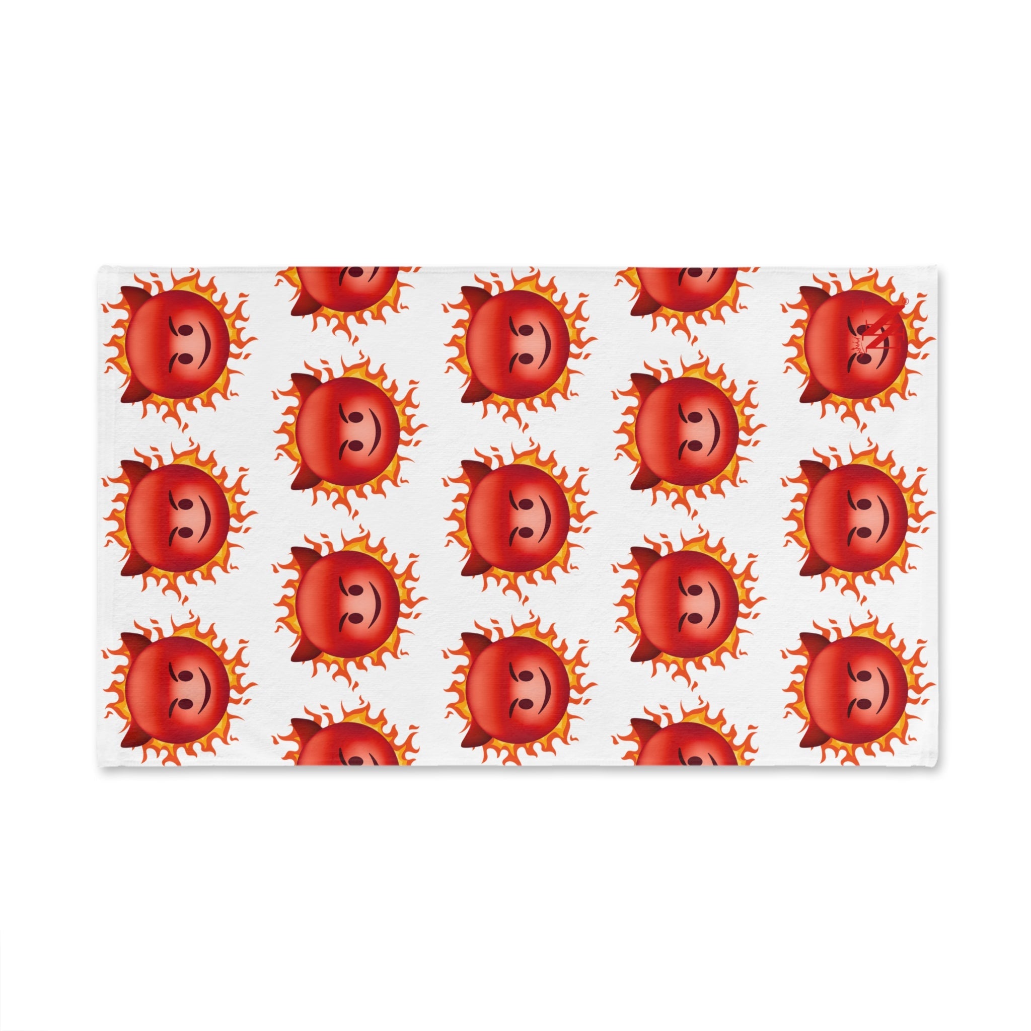 Red Hot Naughty Devil Pattern | Mix & Match Original Fun-Flirty Lovers’ Towels
