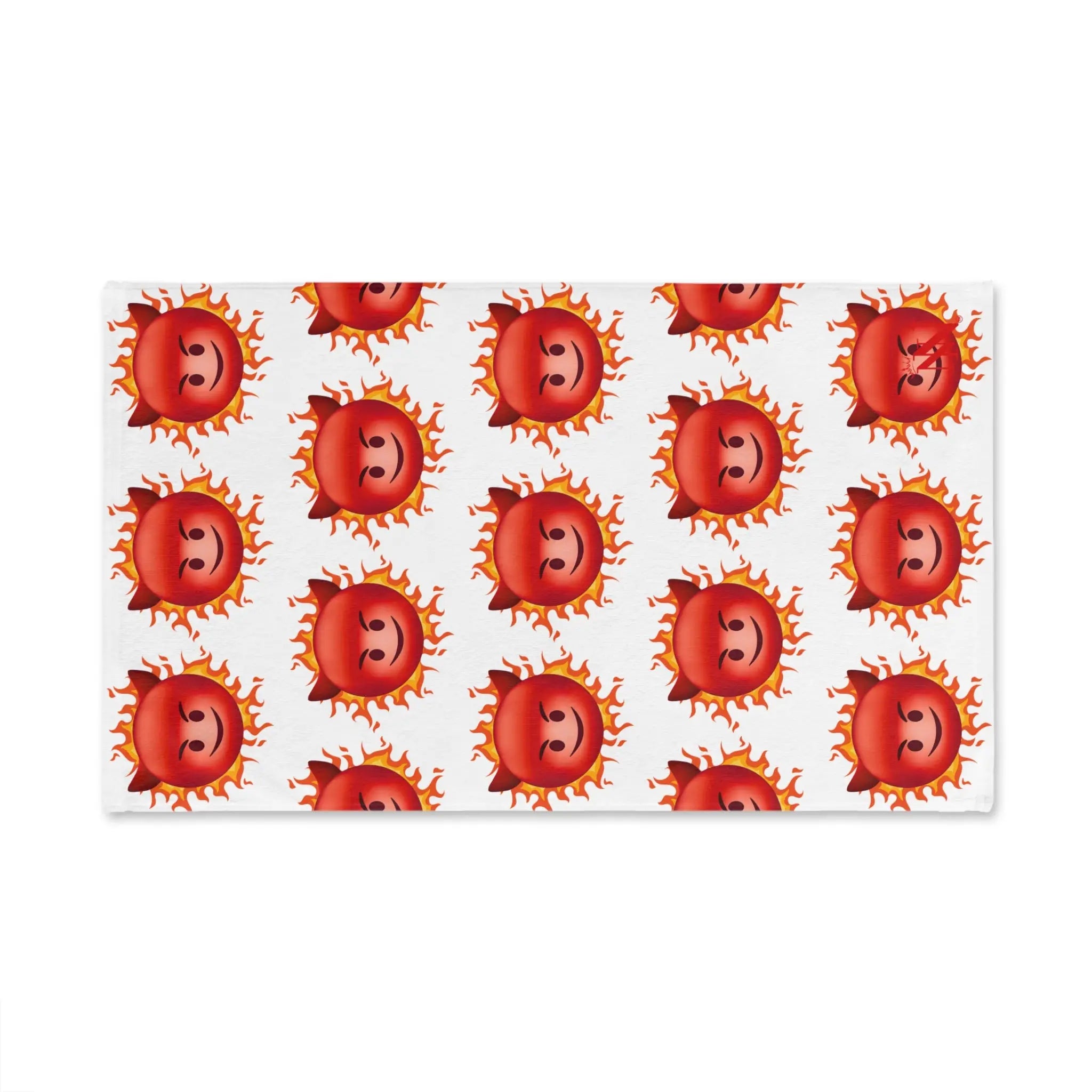 Red Hot Naughty Devil Pattern | Mix & Match Original Fun-Flirty Lovers’ Towels