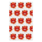 Red Hot Naughty Devil Pattern | Mix & Match Soft Fun-Flirty Lovers’ Towels