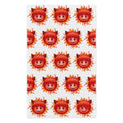 Red Hot Naughty Devil Pattern | Mix & Match Soft Fun-Flirty Lovers’ Towels