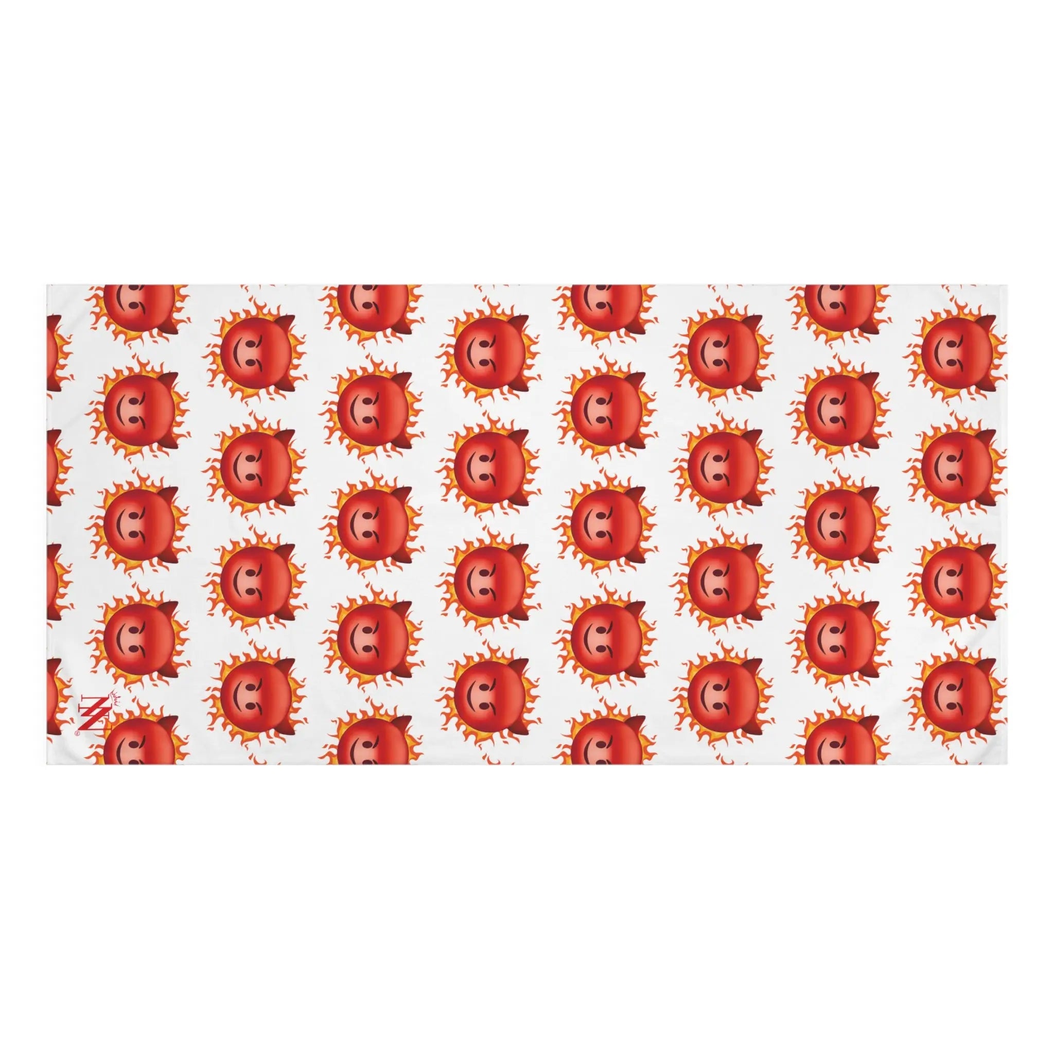 Red Hot Naughty Devil Pattern | Mix & Match XL Fun-Flirty Lovers’ Towels