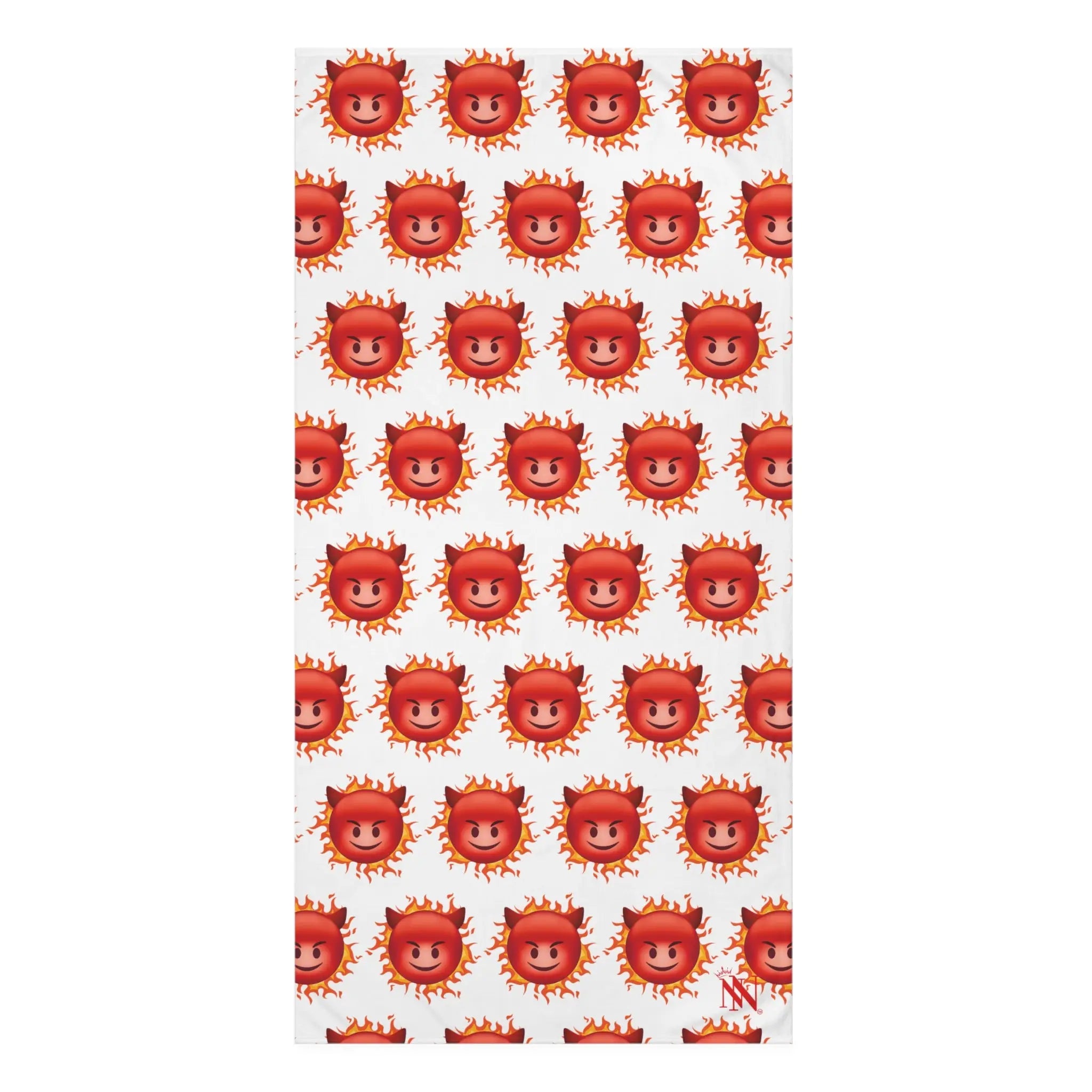 Red Hot Naughty Devil Pattern | Mix & Match XL Fun-Flirty Lovers’ Towels