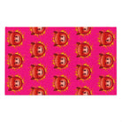 Red Hot Naughty Devil Pattern Pink | Mix & Match Soft Fun-Flirty Lovers’ Towels