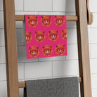 Red Hot Naughty Devil Pattern Pink | Mix & Match Soft Fun-Flirty Lovers’ Towels