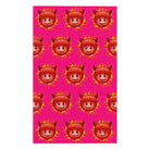 Red Hot Naughty Devil Pattern Pink | Mix & Match Soft Fun-Flirty Lovers’ Towels